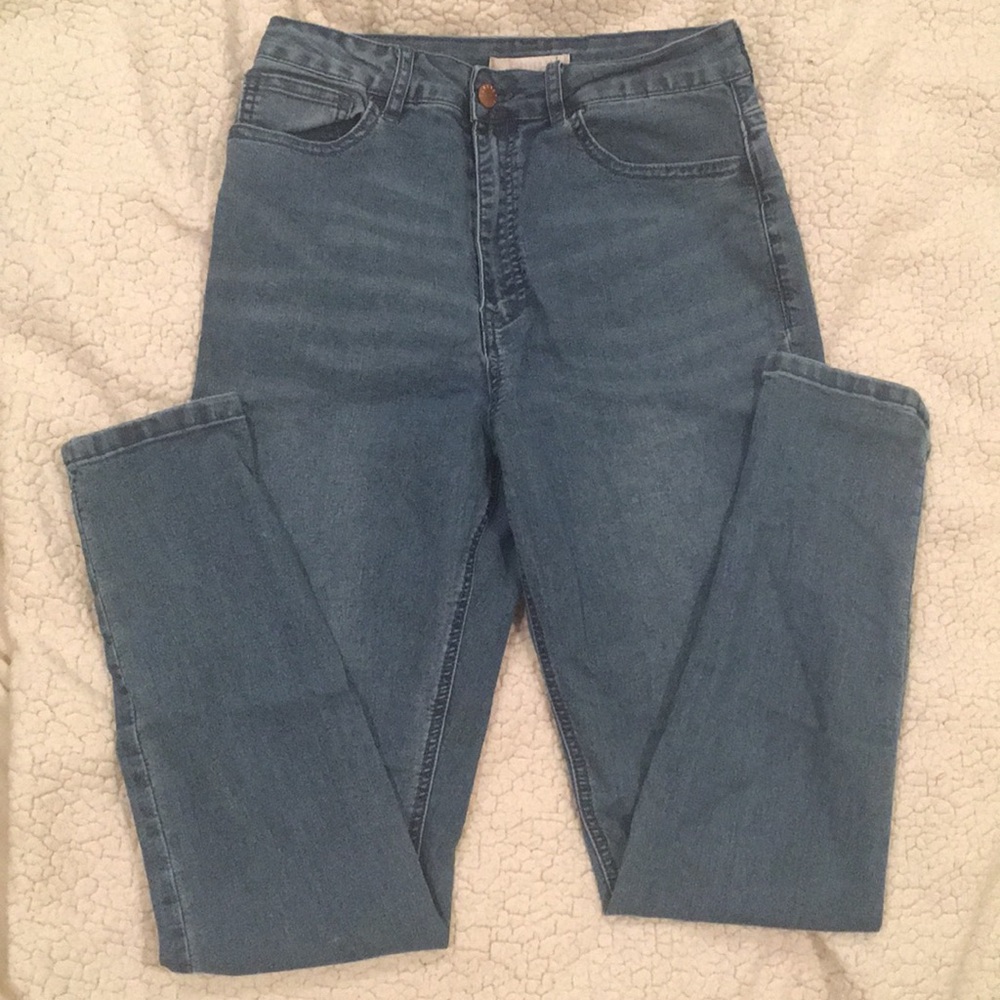 Medium Denim Skinny Jeans Forever 21